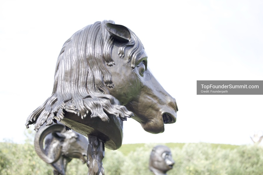 Wine, land and art tour at Donum Estate with founders from the Top Founders Summit Napa 2026