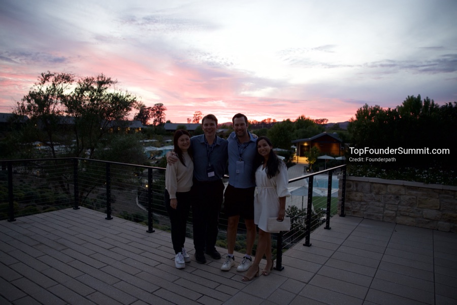 Founders playing poker, Catan and chess at Games Night, Top Founders Summit Napa 2026
