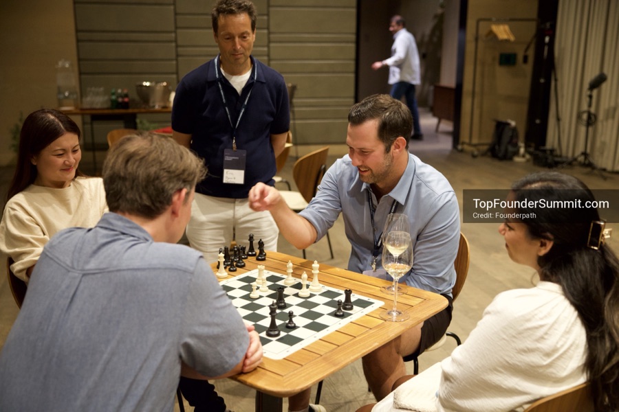 Founders at lunch in the vineyard and dinner at The Grange, Top Founders Summit Napa 2026