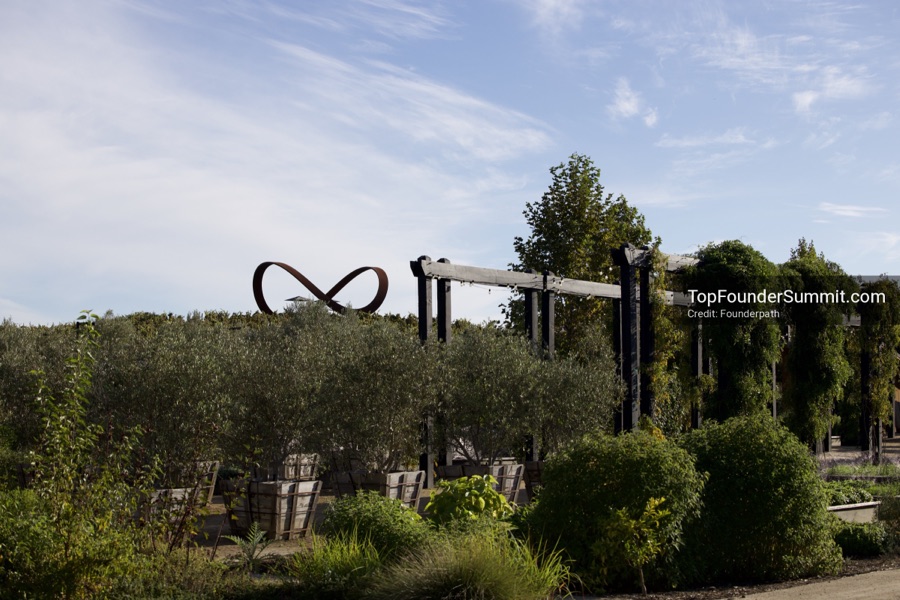 Stanly Ranch and the Napa Valley vineyards on day one of the Top Founders Summit
