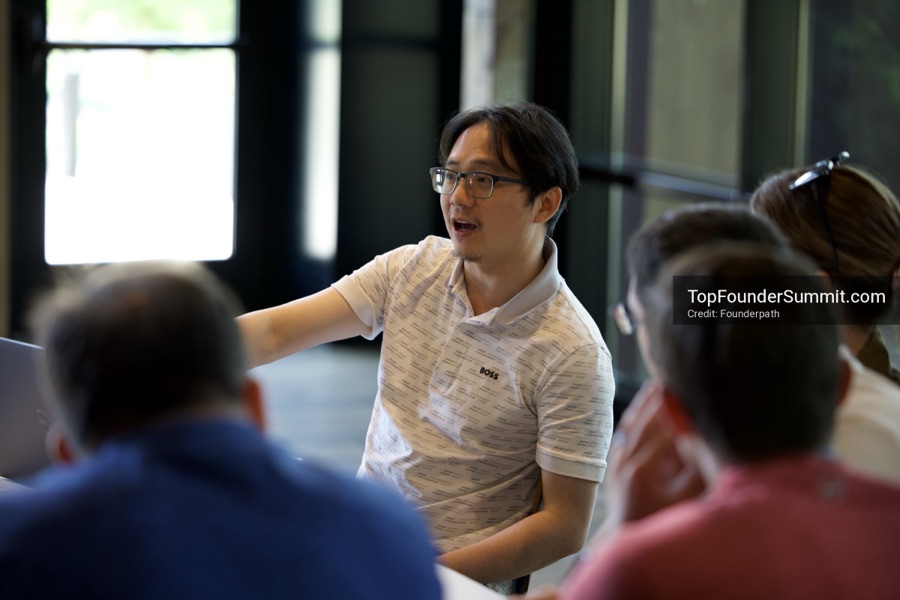 Founder-led workshop breakouts at Glass House on day two of the Top Founders Summit Napa 2026