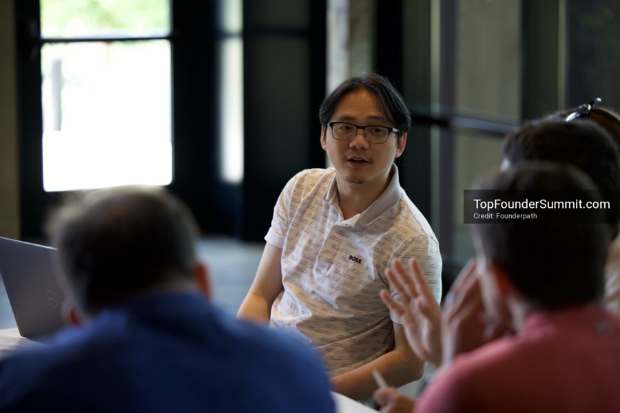 Founder-led workshop breakouts at Glass House on day two of the Top Founders Summit Napa 2026