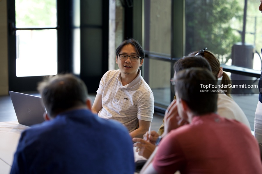 Founder-led workshop breakouts at Glass House on day two of the Top Founders Summit Napa 2026