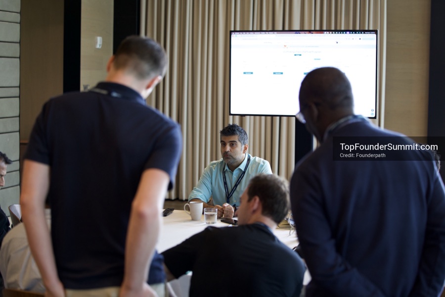 Founder-led workshop breakouts at Glass House on day two of the Top Founders Summit Napa 2026