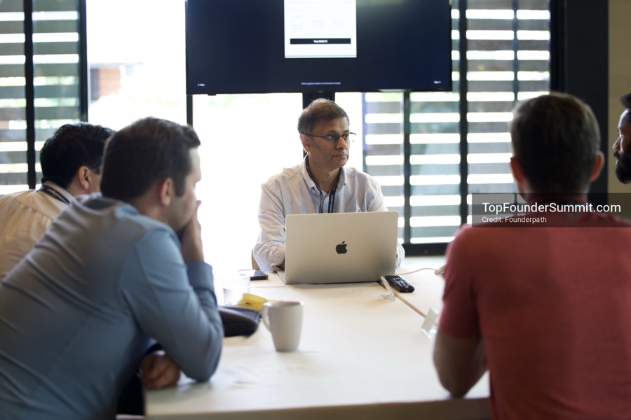 Founder-led workshop breakouts at Glass House on day two of the Top Founders Summit Napa 2026