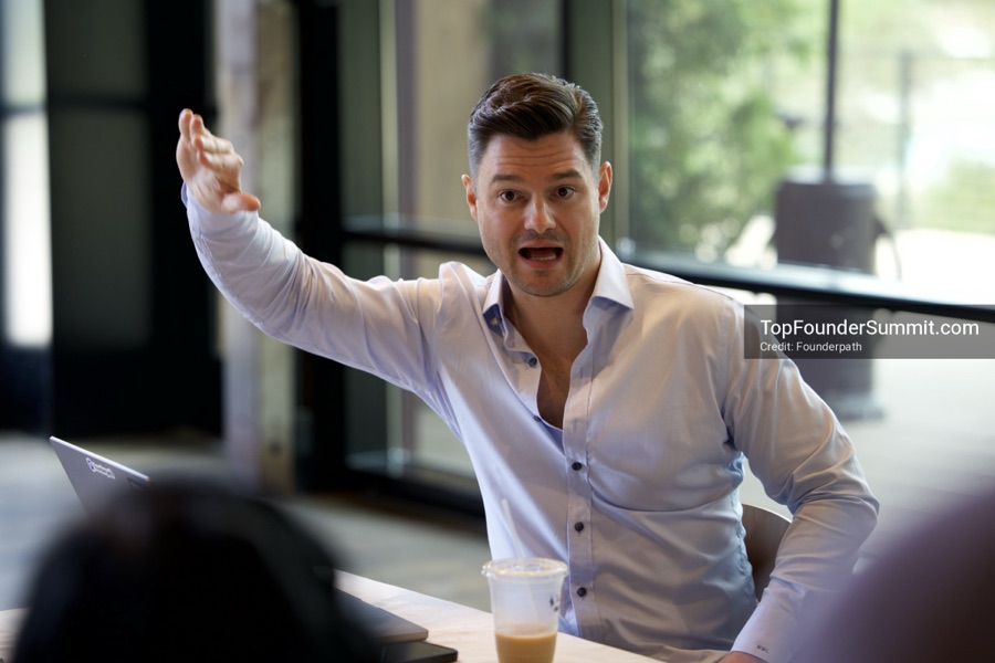 Founder-led workshop breakouts at Glass House on day two of the Top Founders Summit Napa 2026