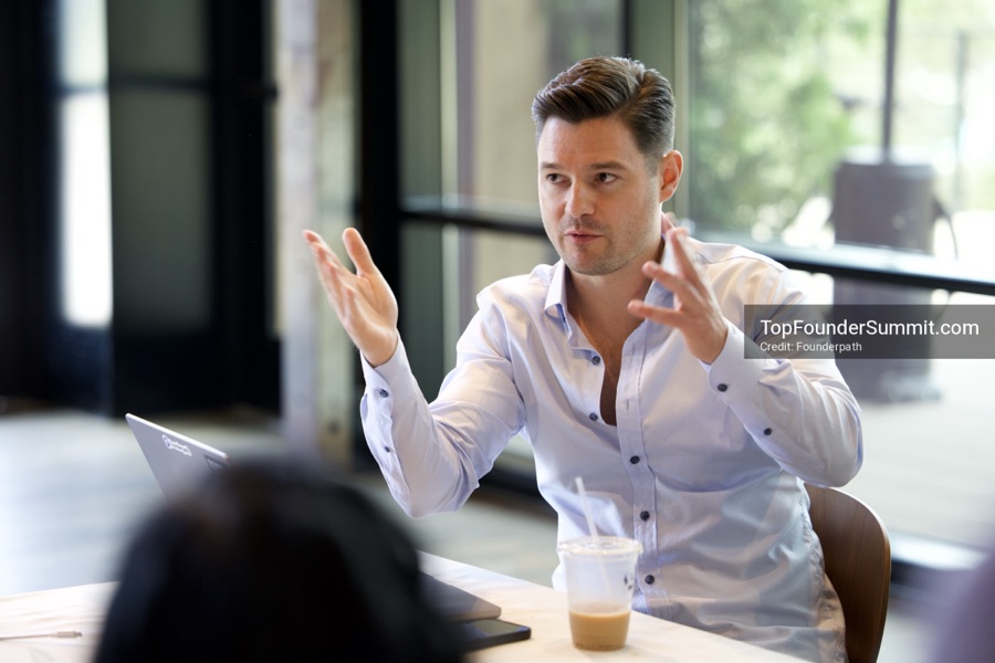 Founder-led workshop breakouts at Glass House on day two of the Top Founders Summit Napa 2026