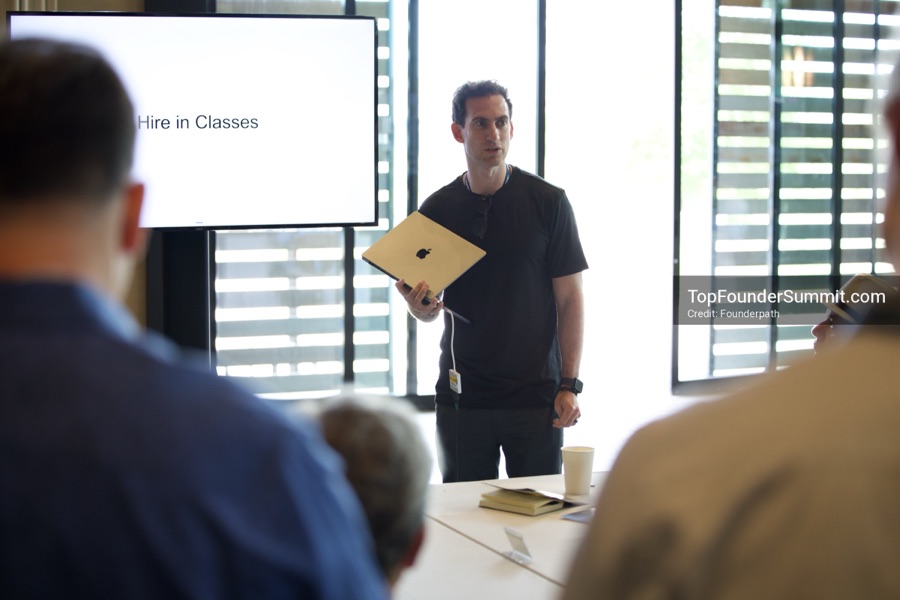Founder-led workshop breakouts at Glass House on day two of the Top Founders Summit Napa 2026