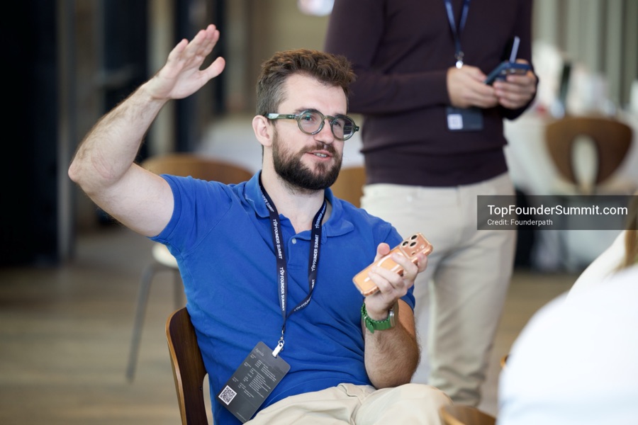 Founder-led workshop breakouts at Glass House on day two of the Top Founders Summit Napa 2026