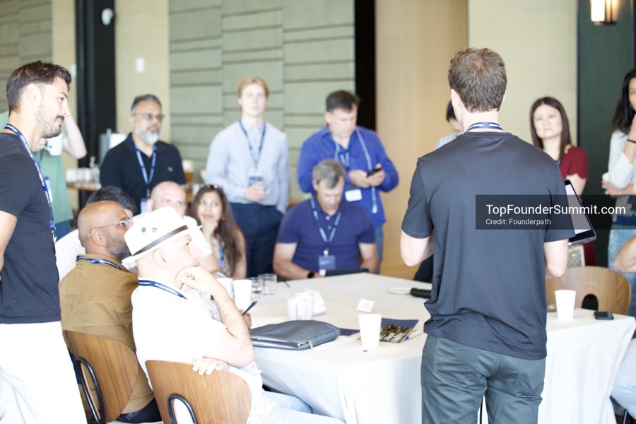 Founder-led workshop breakouts at Glass House on day two of the Top Founders Summit Napa 2026