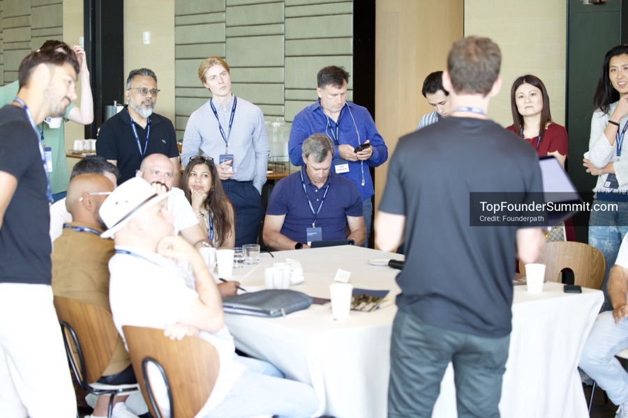 Founder-led workshop breakouts at Glass House on day two of the Top Founders Summit Napa 2026