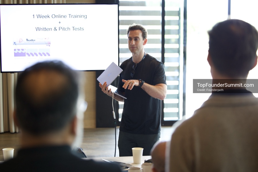 Founder-led workshop breakouts at Glass House on day two of the Top Founders Summit Napa 2026