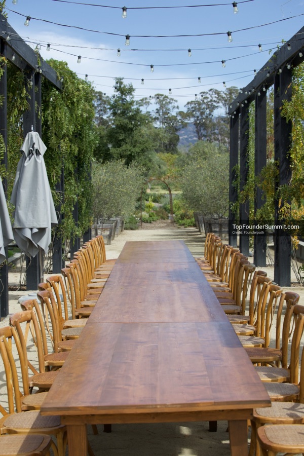 Stanly Ranch and the Napa Valley vineyards on day two of the Top Founders Summit