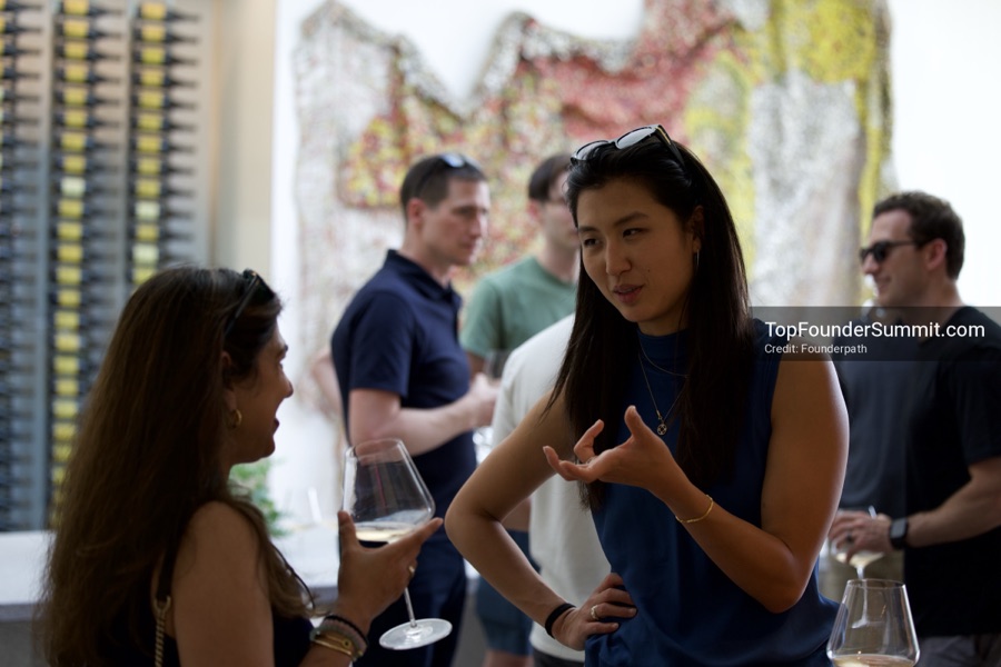 Wine, land and art tour at Donum Estate with founders from the Top Founders Summit Napa 2026