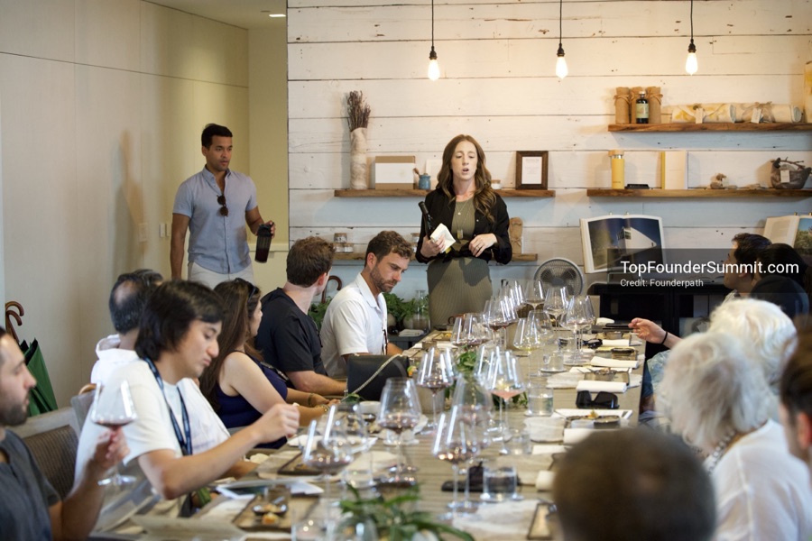 Wine, land and art tour at Donum Estate with founders from the Top Founders Summit Napa 2026