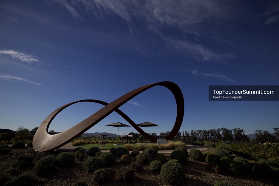 Stanly Ranch and the Napa Valley vineyards on day one of the Top Founders Summit