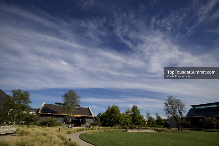 Stanly Ranch and the Napa Valley vineyards on day one of the Top Founders Summit