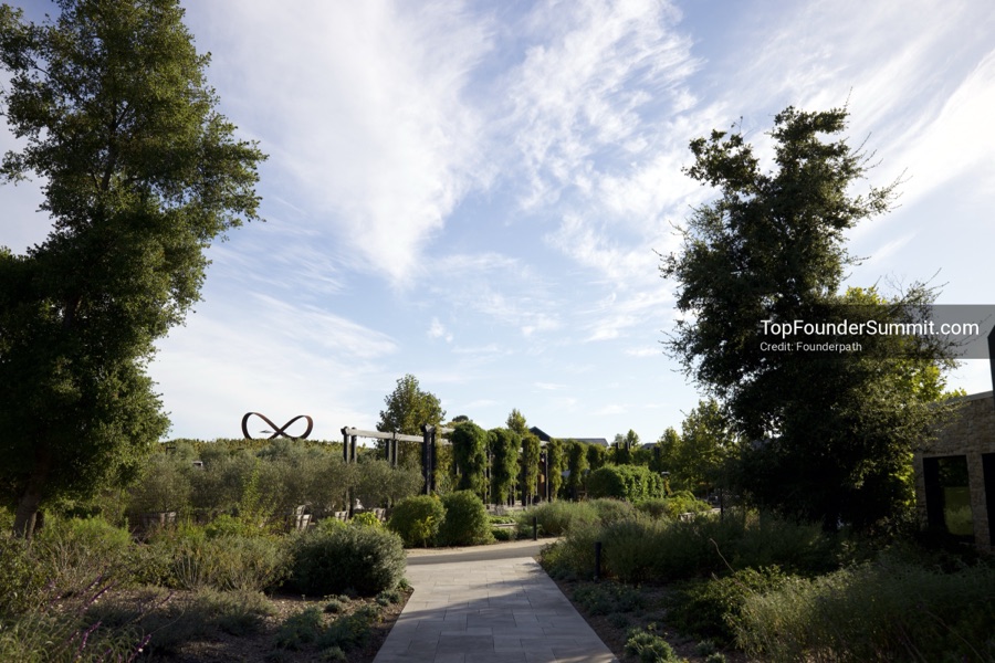 Stanly Ranch and the Napa Valley vineyards on day one of the Top Founders Summit