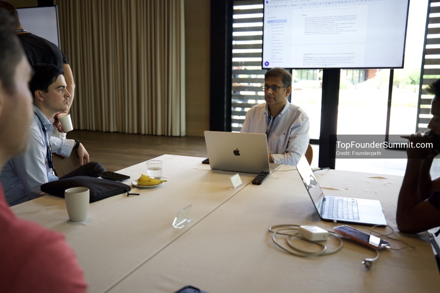 Founder-led workshop breakouts at Glass House on day two of the Top Founders Summit Napa 2026