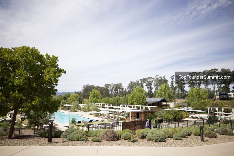 Stanly Ranch and the Napa Valley vineyards on day two of the Top Founders Summit