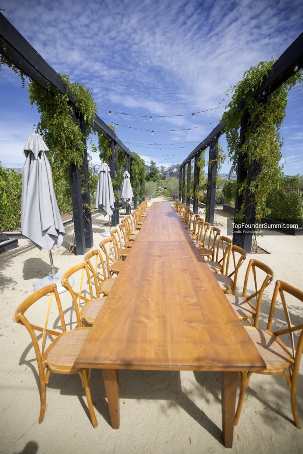 Stanly Ranch and the Napa Valley vineyards on day two of the Top Founders Summit