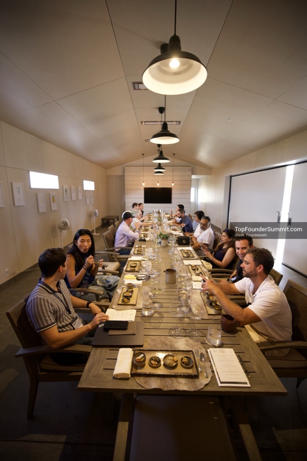 Wine, land and art tour at Donum Estate with founders from the Top Founders Summit Napa 2026