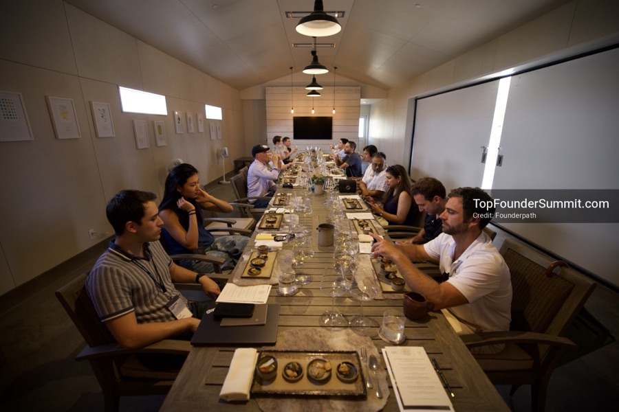 Wine, land and art tour at Donum Estate with founders from the Top Founders Summit Napa 2026